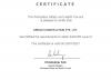 certifications